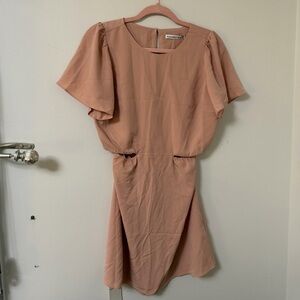 Abercrombie & Fitch Dusty Rose Midi Dress